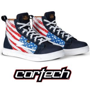 2024 Cortech Slayer Limited Edition US Flag Street Motorcycle Shoes - Pick size-0