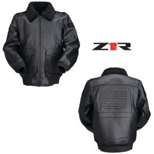 Z1R Total Force Men Street Motorcycle Riding Black Jacket - Pick Size-0