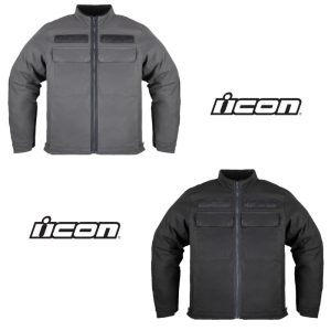 2025 Icon Mototanker Cotton Street Motorcycle Jacket - Pick Size & Color-0
