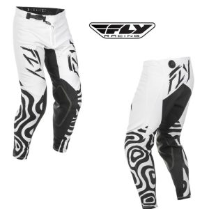 Fly Racing Evolution Dst le Abyss Men Motocross Offroad White/ Black Pants-0