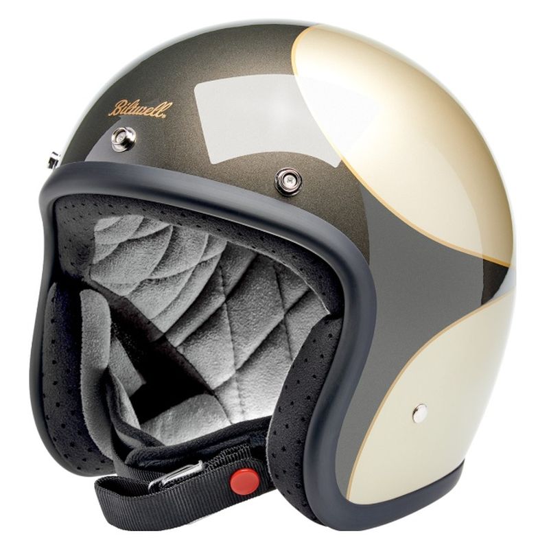 Biltwell Bonanza Open Face Street Motorcycle Helmet - Pick Size & Color-283533