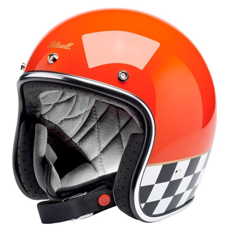 Biltwell Bonanza Open Face Street Motorcycle Helmet - Pick Size & Color-283535