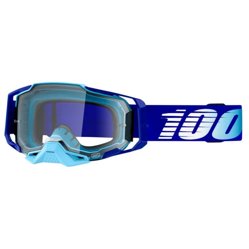 100% Armega Clear Lens Motocross ATV Offroad Goggles - Pick Color-277090