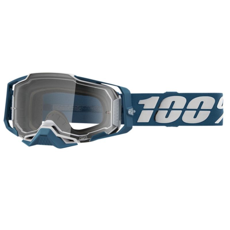 100% Armega Clear Lens Motocross ATV Offroad Goggles - Pick Color-277096