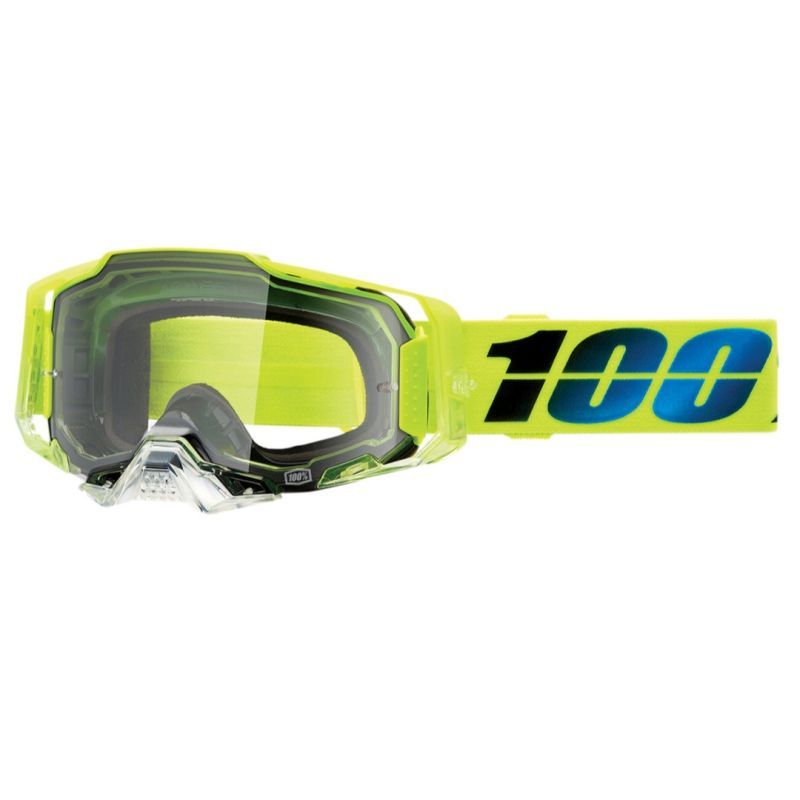 100% Armega Clear Lens Motocross ATV Offroad Goggles - Pick Color-277107