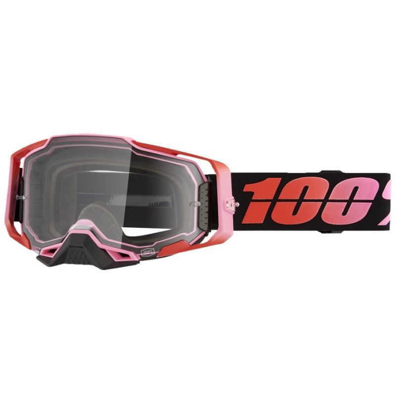 100% Armega Clear Lens Motocross ATV Offroad Goggles - Pick Color-277097