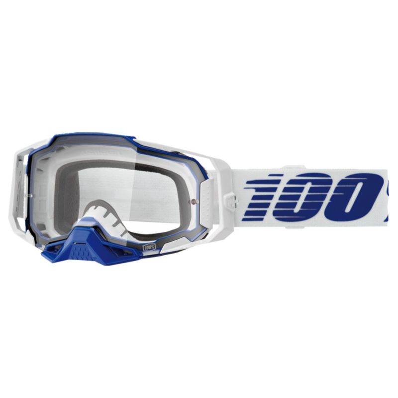 100% Armega Clear Lens Motocross ATV Offroad Goggles - Pick Color-277082