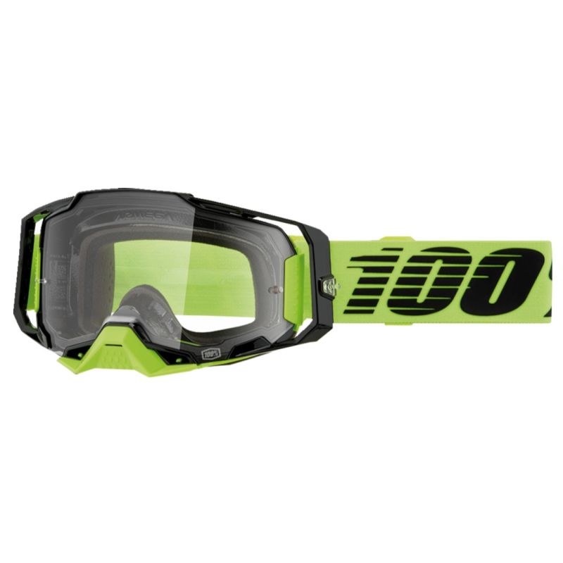 100% Armega Clear Lens Motocross ATV Offroad Goggles - Pick Color-277083
