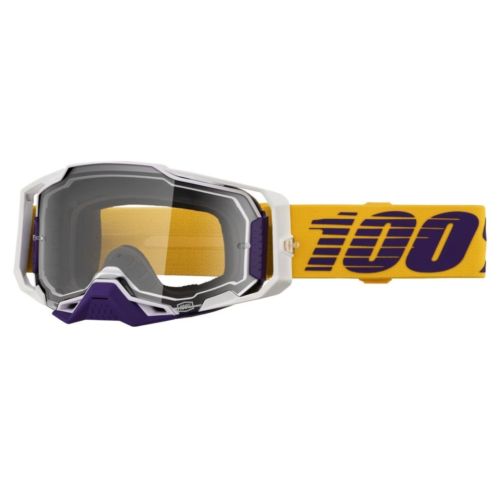 100% Armega Clear Lens Motocross ATV Offroad Goggles - Pick Color - Image 2