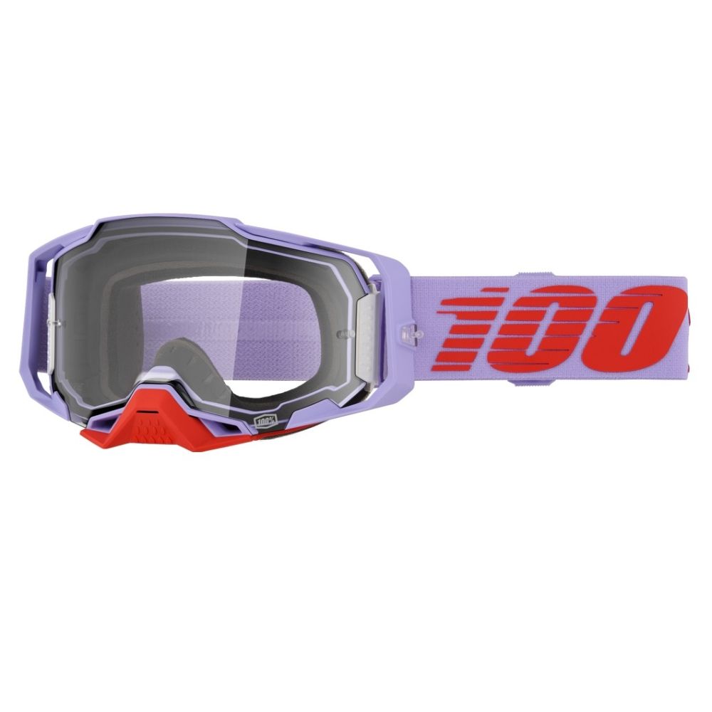100% Armega Clear Lens Motocross ATV Offroad Goggles - Pick Color - Image 3