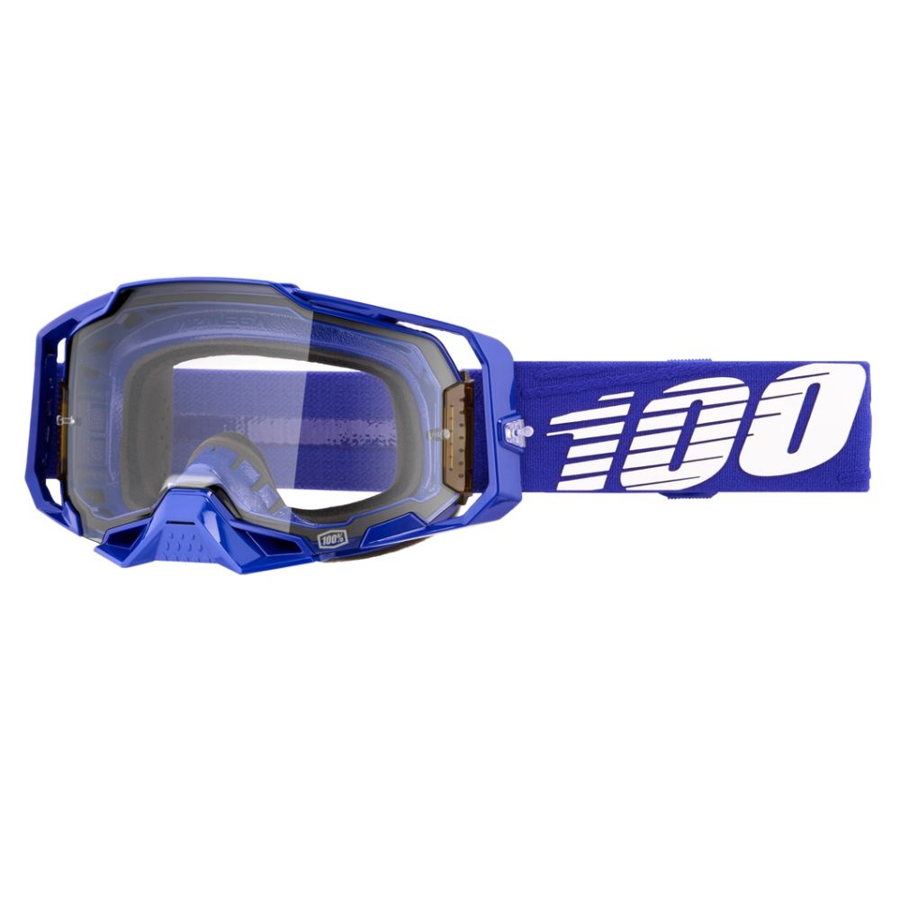 100% Armega Clear Lens Motocross ATV Offroad Goggles - Pick Color - Image 5
