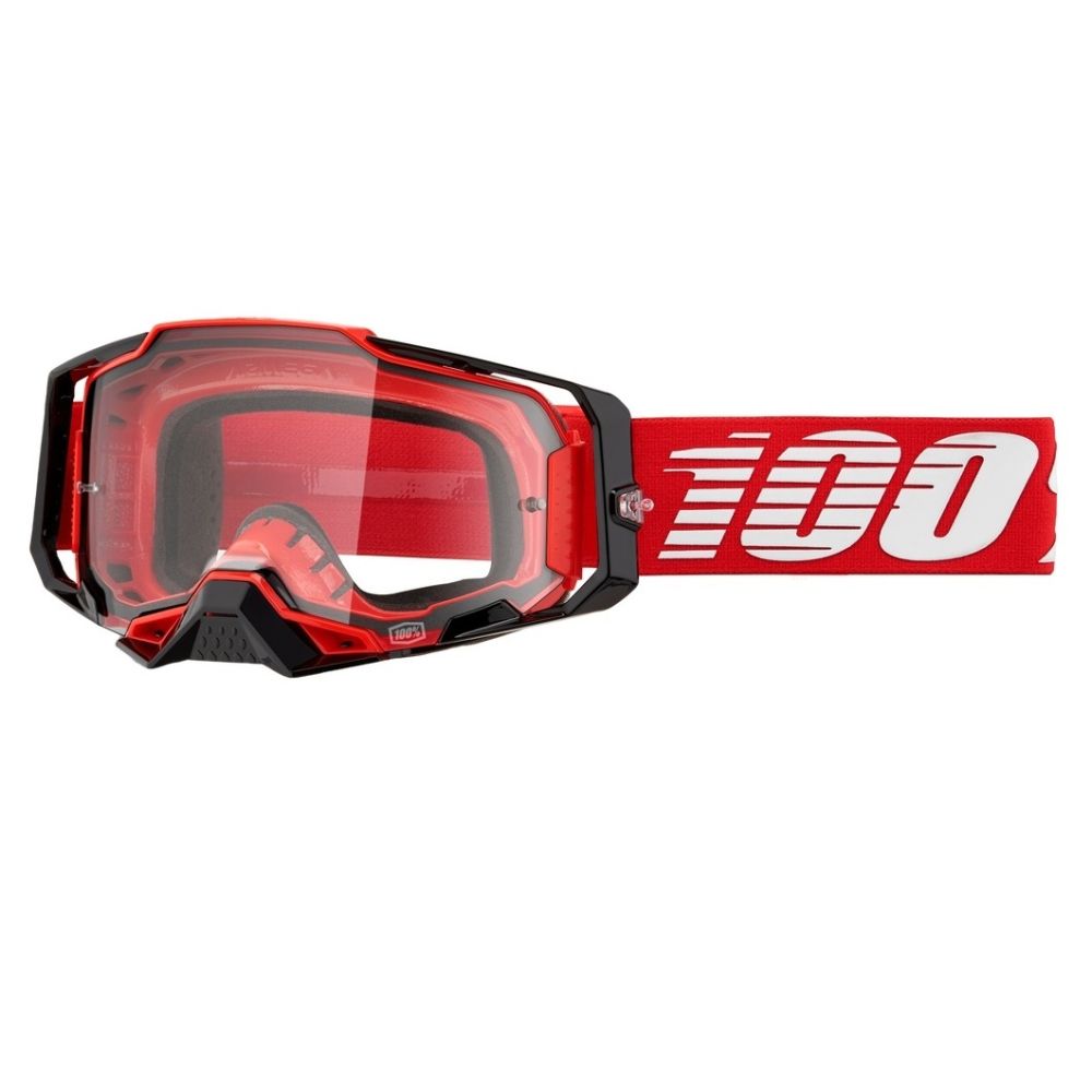 100% Armega Clear Lens Motocross ATV Offroad Goggles - Pick Color - Image 11