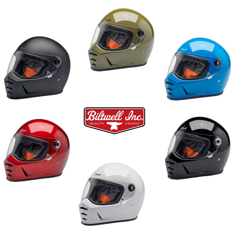 Biltwell Lane Splitter Full Face Street Motorcycle Helmet - Pick Size & Color-0