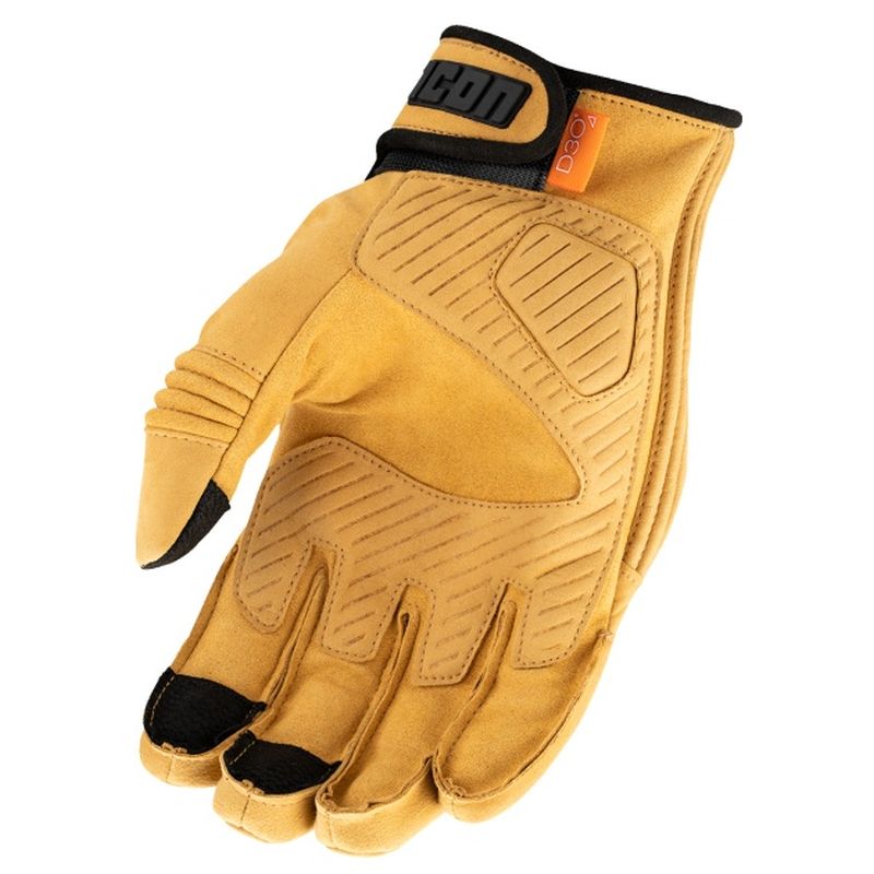 Icon Long Track CX Street Motorcycle Riding Gloves - Pick Size & Color-278165
