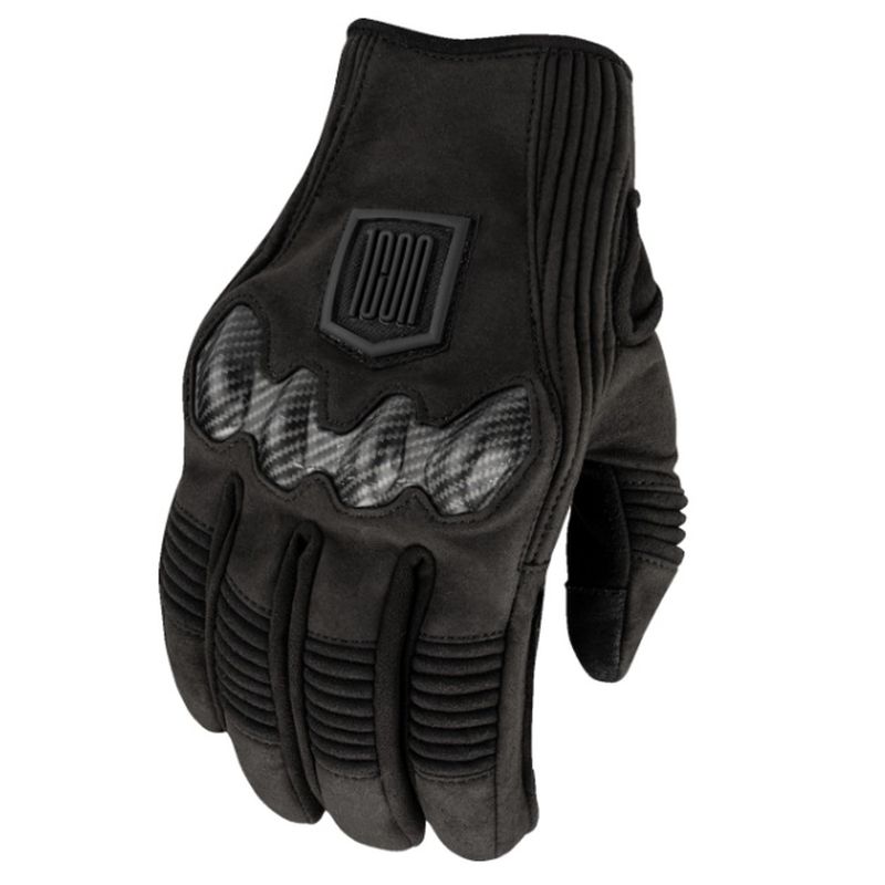 Icon Long Track CX Street Motorcycle Riding Gloves - Pick Size & Color-278166