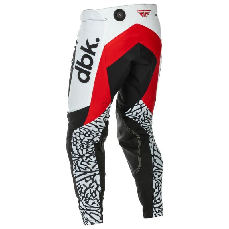 Fly Racing Evolution Dst Dbk Motocross Offroad Black/White/Red Pants-280360