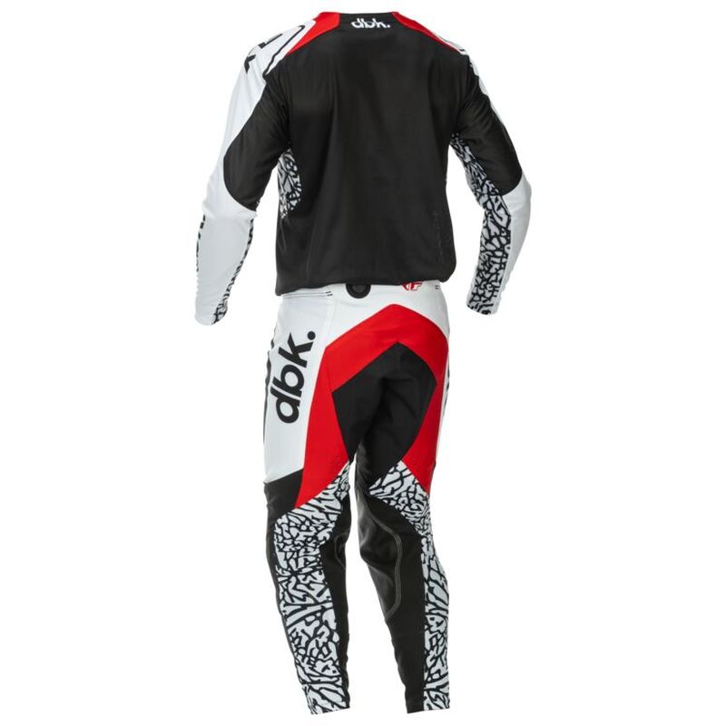 Fly Racing Evolution Dst Dbk Motocross Offroad Black/White/Red Jersey-280231