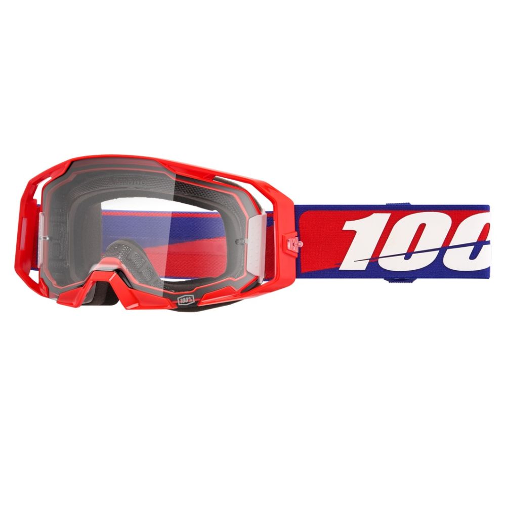 100% Armatic Clear Lens Motocross Offroad Goggles - Pick Color - Image 12