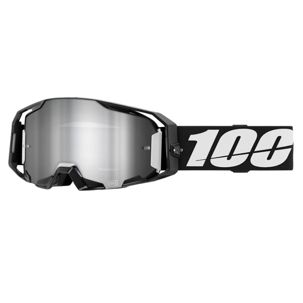 100% Armatic Mirror Lens Motocross Offroad Goggles - Pick Color - Image 2