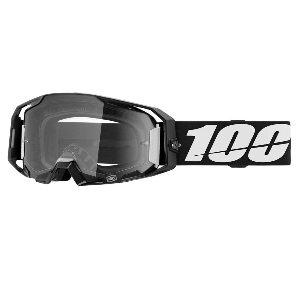 100% Armatic Clear Lens Motocross Offroad Goggles - Pick Color - Image 4