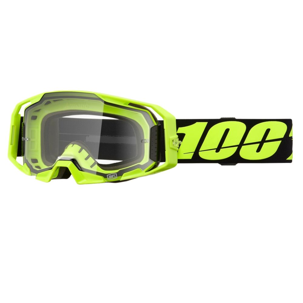 100% Armatic Clear Lens Motocross Offroad Goggles - Pick Color - Image 7