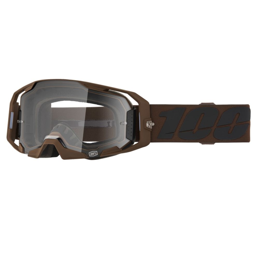 100% Armatic Clear Lens Motocross Offroad Goggles - Pick Color - Image 2