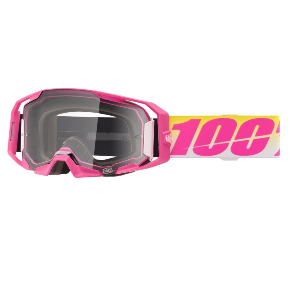 100% Armatic Clear Lens Motocross Offroad Goggles - Pick Color - Image 11