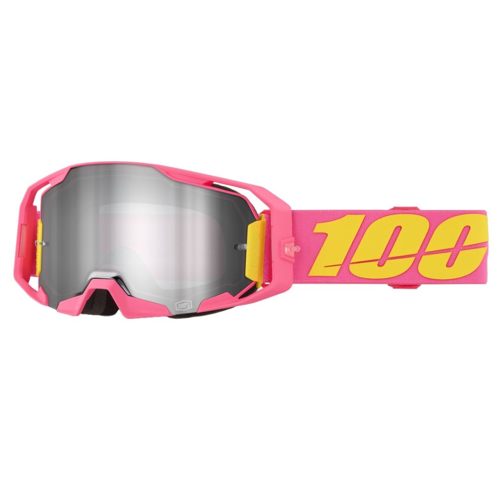 100% Armatic Mirror Lens Motocross Offroad Goggles - Pick Color - Image 3