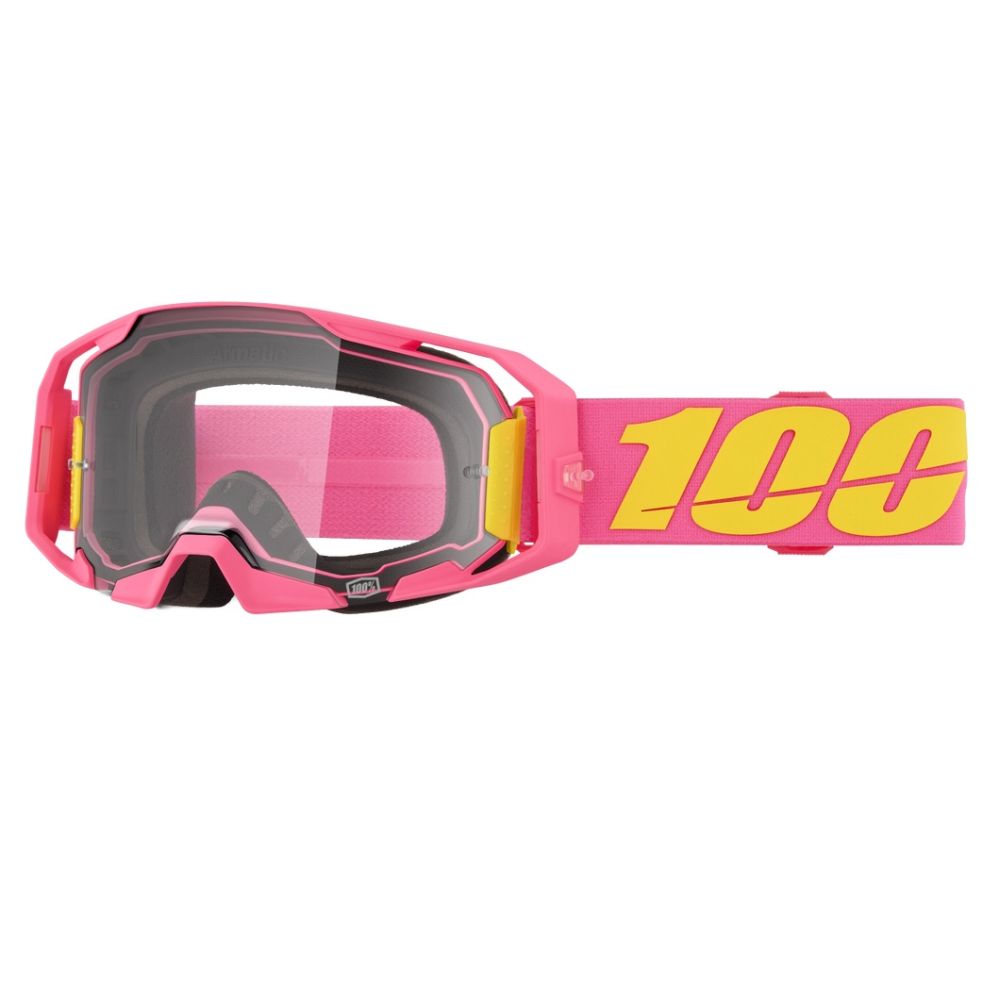 100% Armatic Clear Lens Motocross Offroad Goggles - Pick Color - Image 3