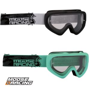 Moose Racing Qualifier Clear Lens MX Motocross Offroad Youth Goggles -Pick Color