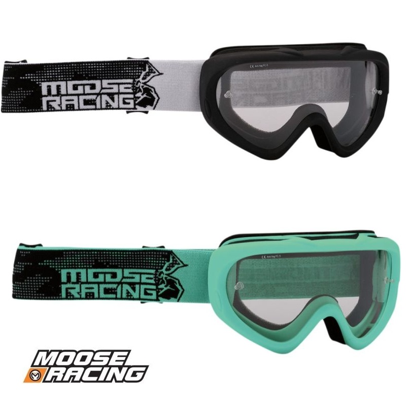Moose Racing Qualifier Clear Lens MX Motocross Offroad Youth Goggles -Pick Color
