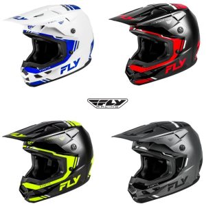 Fly Racing Kinetic Verdict Motocross Offroad Helmet - Pick Size & Color-0