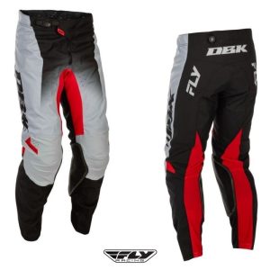 Fly Racing Kinetic DBK Offroad ATV Adult Pant Grey/Black/Red - Pick Size-0