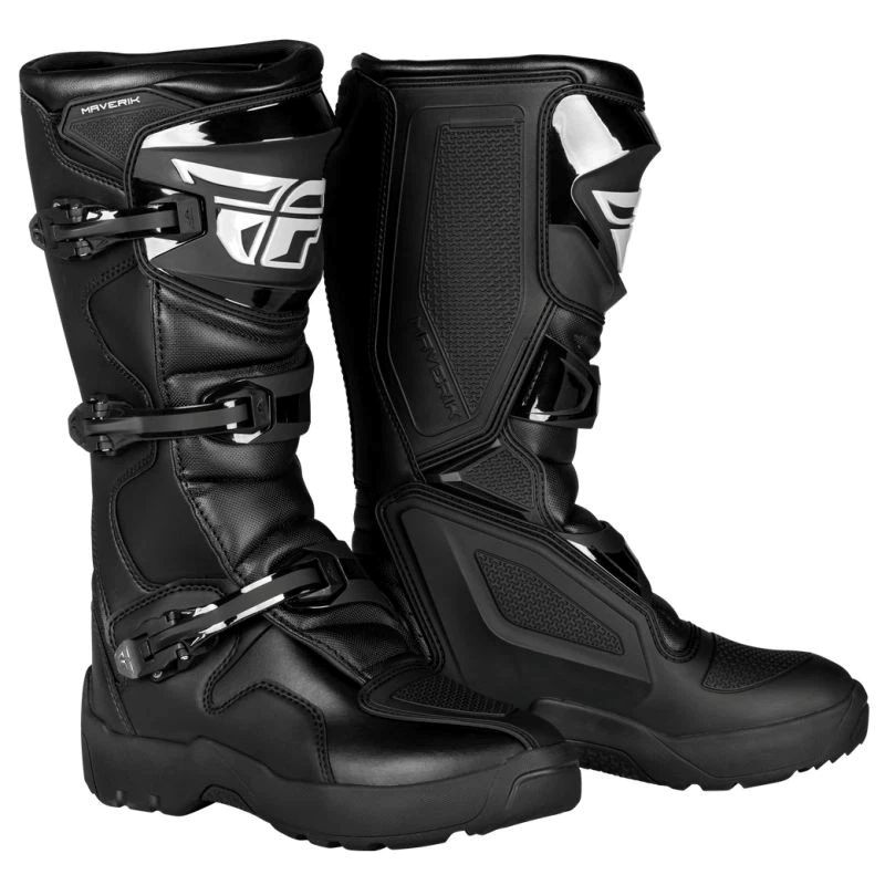 Fly Racing Maverik LT Men Offroad Enduro Motorcycle Black Boots - Pick Size-282559