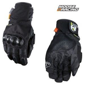 Moose Racing ADV1 Waterproof MX Motocross Offroad ATV Black Gloves - Pick Size-0