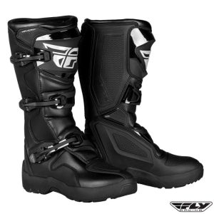Fly Racing Maverik LT Men Offroad Enduro Motorcycle Black Boots - Pick Size-0