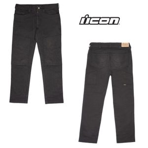 Icon Conductor Street Motorcycle Black Pants - Pick Size & Color-0