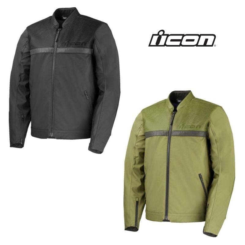 Icon Midhawk Street Motorcycle Riding Jacket - Pick Size & Color-0