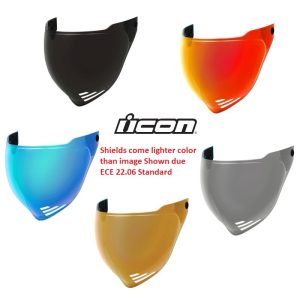 Icon Domain Bubble Replacement Face Shield Helmet - Pick Color-0