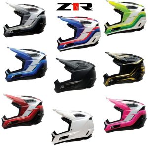 Z1R Dirt Maxx MX Motocross Offroad ATV Helmet - Pick Size & Color-0