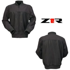 Z1R Ballester Street Motorcycle Riding Black Jacket - Pick Size -0