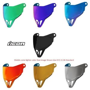 Icon Airflite ForceShield Helmet Replacement shield - Pick Color-0