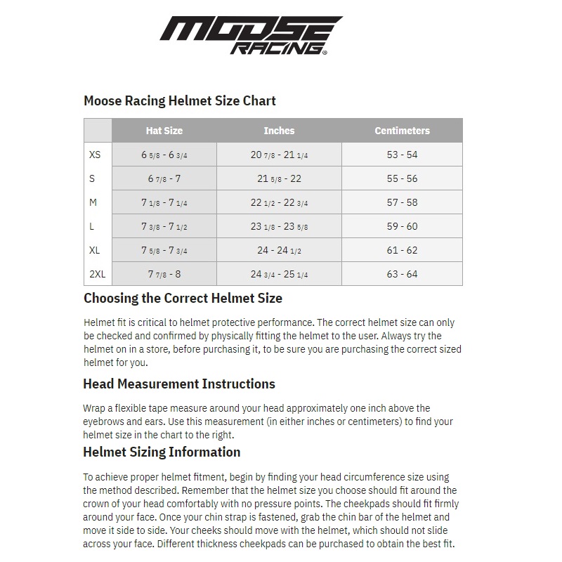 Moose Racing MR3 Full Face MX Motocross Offroad ATV Helmet - Pick Size & Color-283208