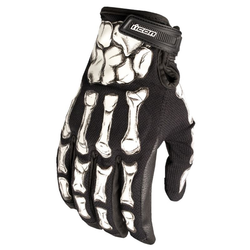 Icon Hooligan Crestfallen Street Motorcycle Black Gloves - Pick Size-285687