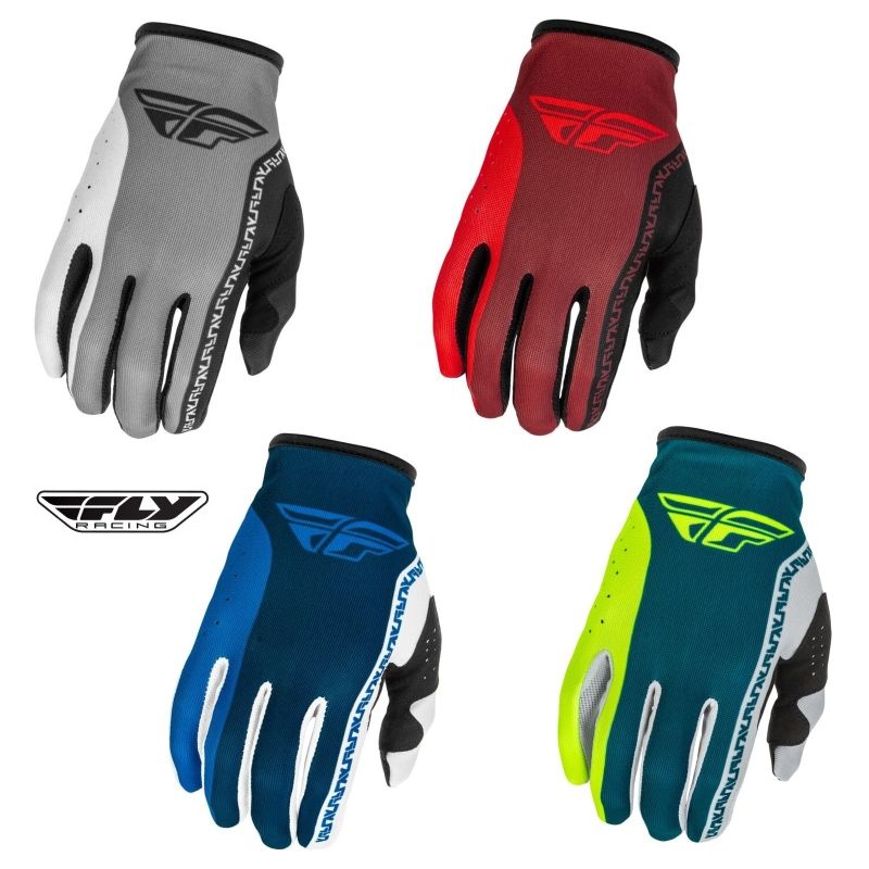 Fly Racing Lite Youth MX Motocross Offroad ATV Gloves - Pick Size & Color-0