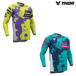 Thor Launchmode Bleach Youth Motocross Offroad Jerseys - Pick Size & Color-0