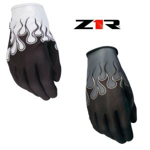 Z1R Flame Street Motorcycle Gloves - Pick Size & Color-0