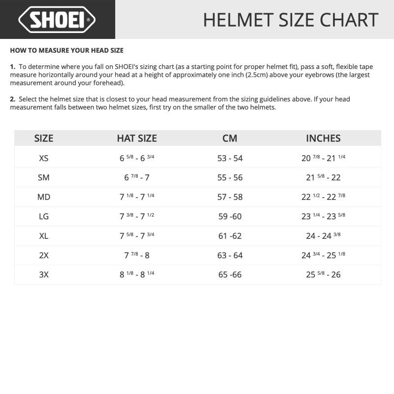 Shoei RJ Platinum R Open Face Street Motorcycle Helmet - Pick Size & Color-286157