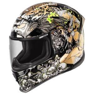 Icon Airframe Pro Aztec Nine Full Face Motorcycle Helmet - Pick Your Size