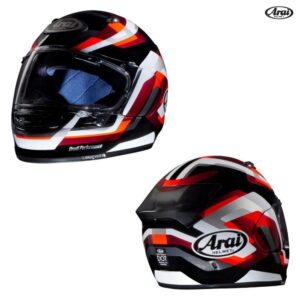 Arai Contour-X Snake Red Full Face Motorcycle Helmet - Pick Size